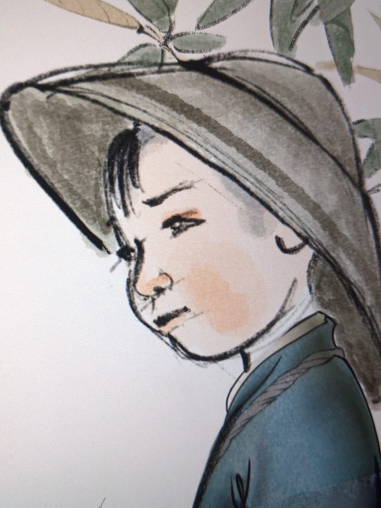 Sketch of The Oxherd Boy